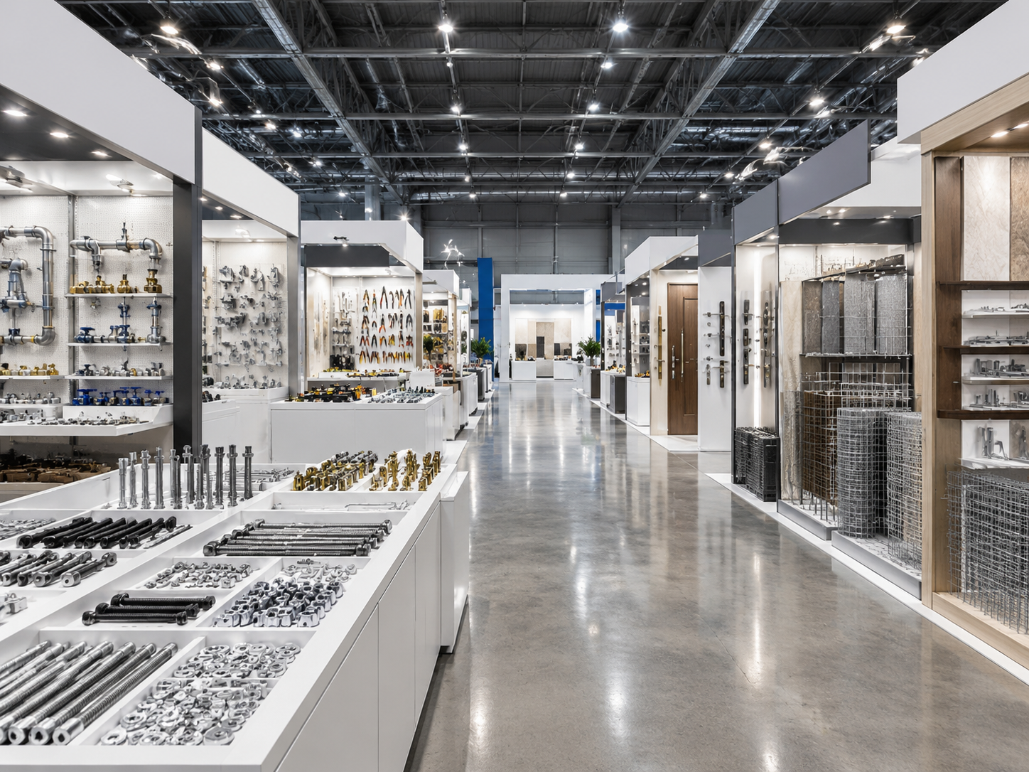 hardware building materials exhibition hall