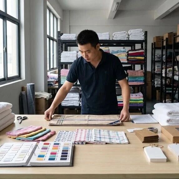 高阳毛巾家纺怎么做出口?从发样品册,变成可复购的私标供应方案